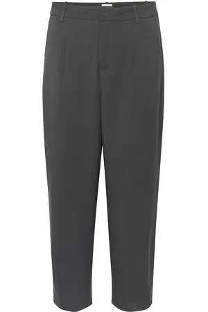 Kaffe Kamerle Pants Cropped Grey