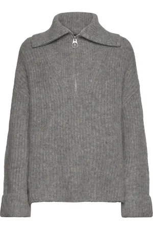 Mos Mosh Mmsenada Thora Highneck Knit Grey