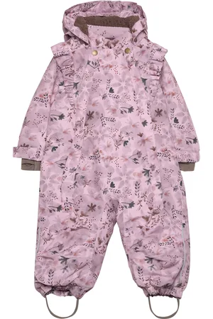 EN FANT Baby Snowsuit W. Frills Pink