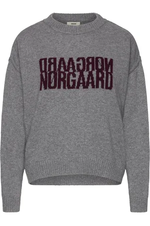 Mads Norgaard Recy Soft Knit Tilona Sweater Grey