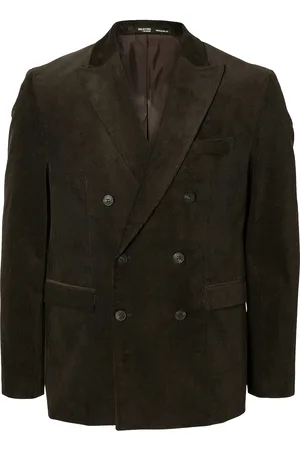 SELECTED Slhreg-Duca Corduroy Db Peak Blz Brown