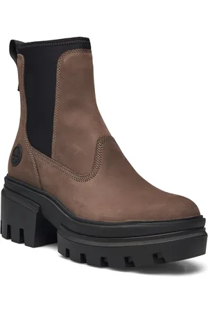 Timberland Everleigh Mid Chelsea Boot Medium Brown Nubuck Brown