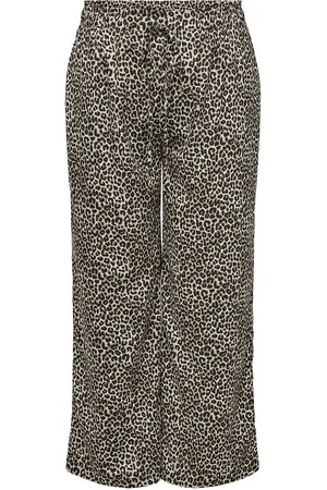 ONLY Carliona Leo Pull Up Pant Wvn Black
