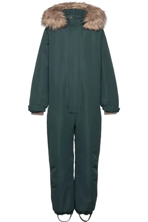EN FANT Snowsuit W. Fake Fur Green