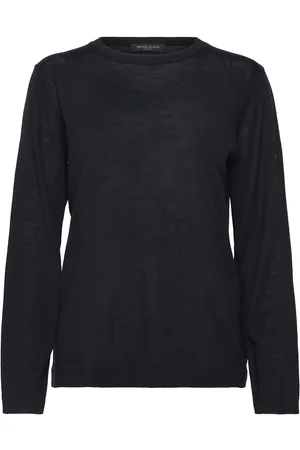 Bruuns Bazaar Charlenebbround Neck Knit Black