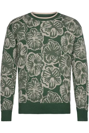 Scotch&Soda Jacquard Regular Fit Sweater Green