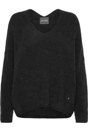 Mos Mosh Thora V-Neck Knit Black