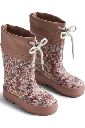 WHEAT Rubber Boot Thermo Print Pink