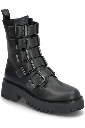 Steve Madden Director Biker Boots Black
