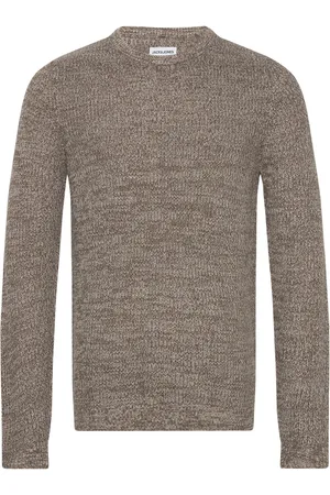 JACK & JONES Jjelewis Knit Crew Neck Sn Jack & J S Grey