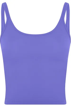 GIRLFRIEND COLLECTIVE Gemma Scoop Tank Purple