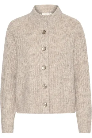 Kaffe Kaane Knit Cardigan Beige