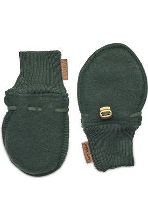 Mikk-Line Wool Mittens Green