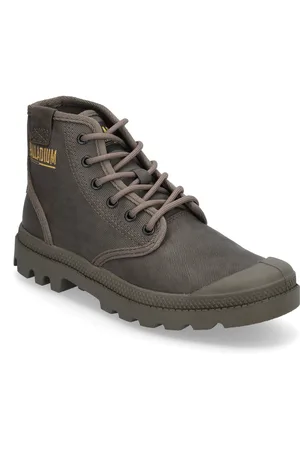 Palladium Pampa Hi Coated Grey
