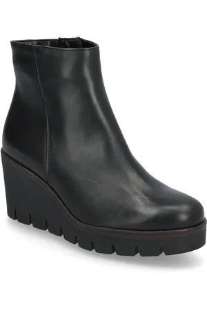 Gabor Wedge Ankle Boot Black
