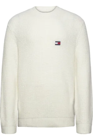 Tommy Hilfiger Tjm Reg Waffle Sweater Cream