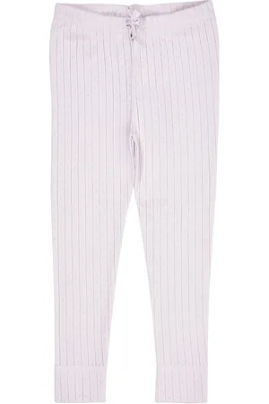 Copenhagen Colors Pointelle Junior Leggings W. String Pink
