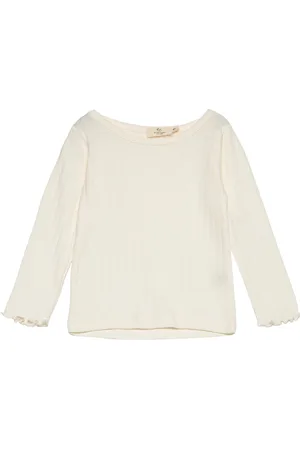 Copenhagen Colors Pointelle Junior Ls Tee Cream