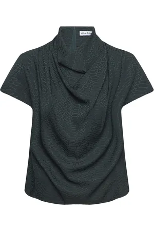 Ahlvar Gallery Milly Snake Top Khaki