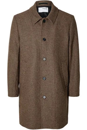 SELECTED Slharchive Car Coat Noos Brown