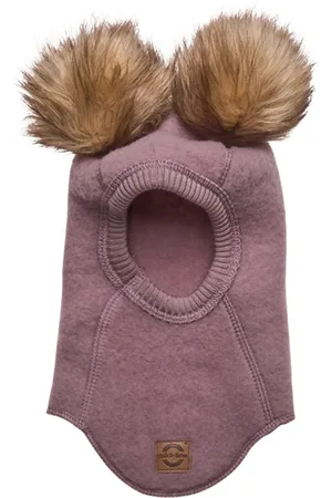 Mikk-Line Wool Fullface W. Pom Pom Pink