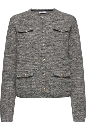 Lindex Jacket Lumi Knitted Grey