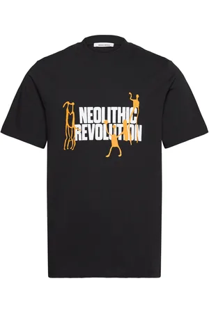 WoodWood Wwbobby Neolithic T-Shirt Black