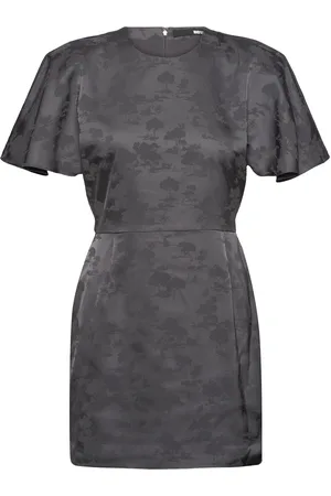 ROTATE Short Sleeve Mini Dress Grey