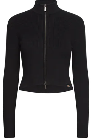 Dickies East Helena Rib Zip-Through W Black