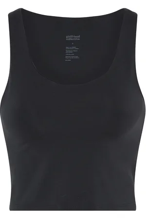 GIRLFRIEND COLLECTIVE Luxe Scoop Tank Black