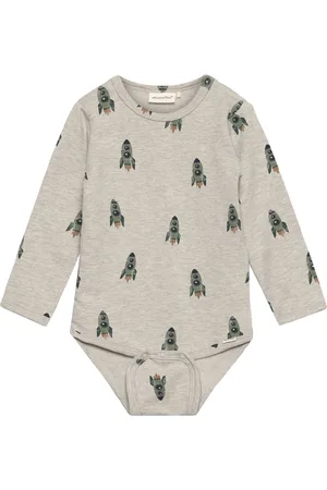 Minymo Body Ls Aop Sweat Grey