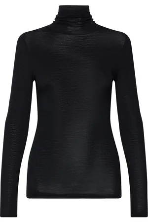 Minus Mscally Roll Neck Long Sleeve Top Black