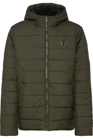 PUMA Ess Hooded Padded Jacket Khaki