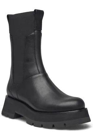 3.1 Phillip Lim Kate - Lug Sole Combat Boot Black