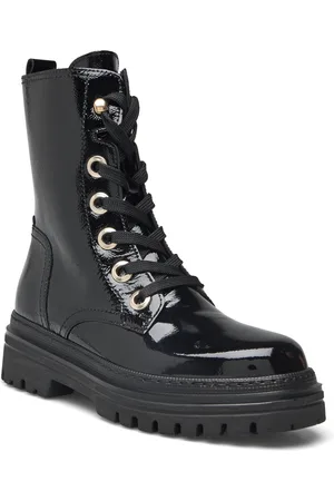 Gabor Laced Ankle Boot Black