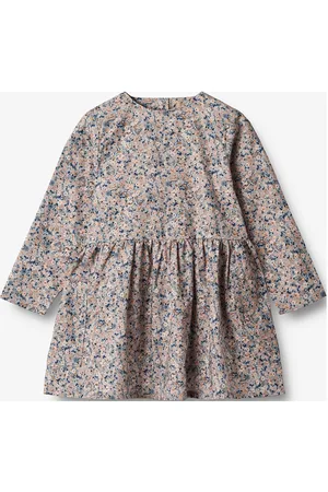 WHEAT Dress L/S Aima Patterned