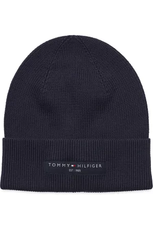 Tommy Hilfiger Th Foundation Cotton Beanie Navy