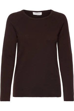 Rosemunde Rwlaica Ls O-Neck Raglan Pullover Brown