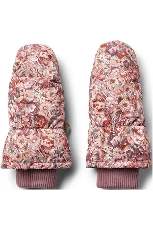 WHEAT Puffer Mittens Jazz Pink