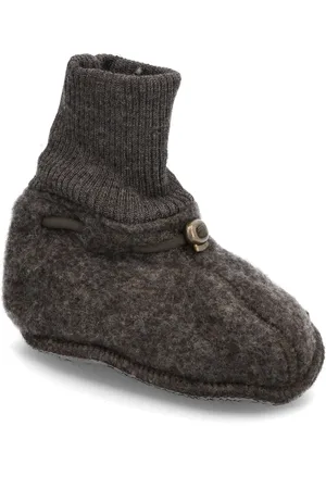 Mikk-Line Wool Footies Brown