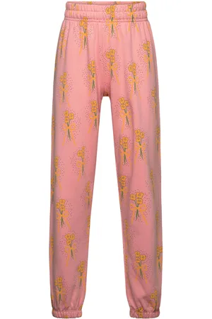 Mini Rodini Winter Flowers Aop Sweatpants Pink