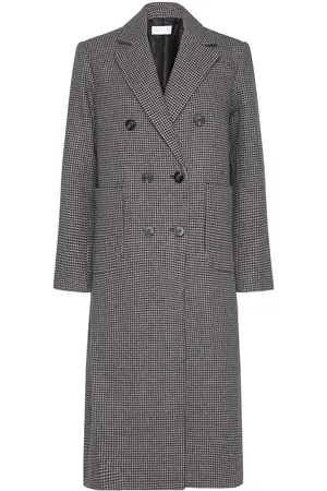 Creative Collective Emma Coat Check Grey