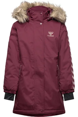 Hummel Hmlleaf Tex Coat Burgundy