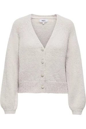 ONLY Onlalyssa L/S Life Cardigan Knt Grey