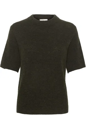 My Essential Wardrobe Tammiemw Knit Pullover Ss Green