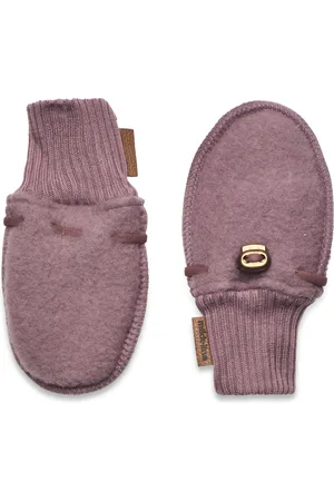 Mikk-Line Wool Mittens Purple