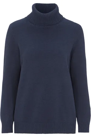Newhouse Caroline Turtleneck Navy