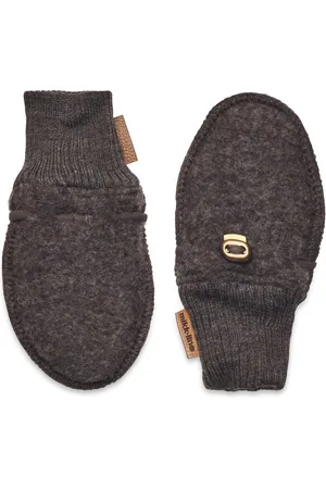 Mikk-Line Wool Mittens Grey