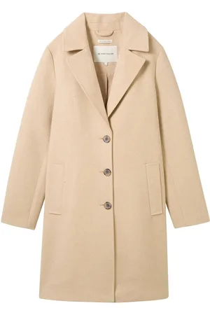 TOM TAILOR Long Coat Beige