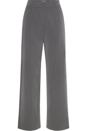 Norr Neo Pinstripe Pants Grey